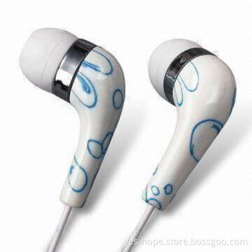Earphones for Appe's iPod with Metal Construction and Digital Stereo Sound